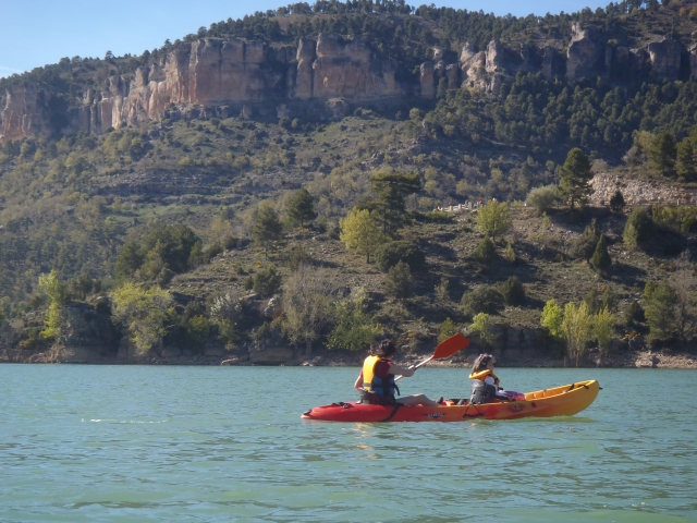  Kayaking in nature 